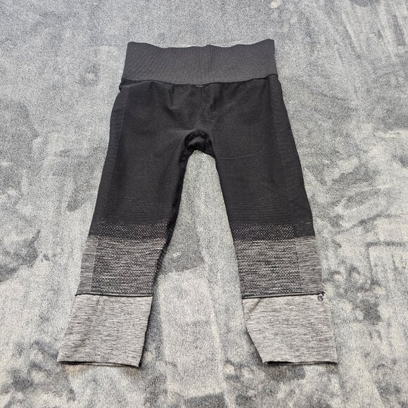 Lululemon Seamlessly Street Crop Heathered Black Leggings Mid-Rise Womens Size 6 - Picture 5 of 11